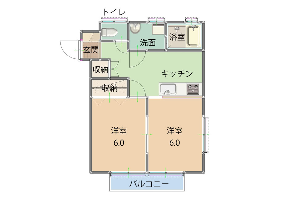 SSハイツ 間取図